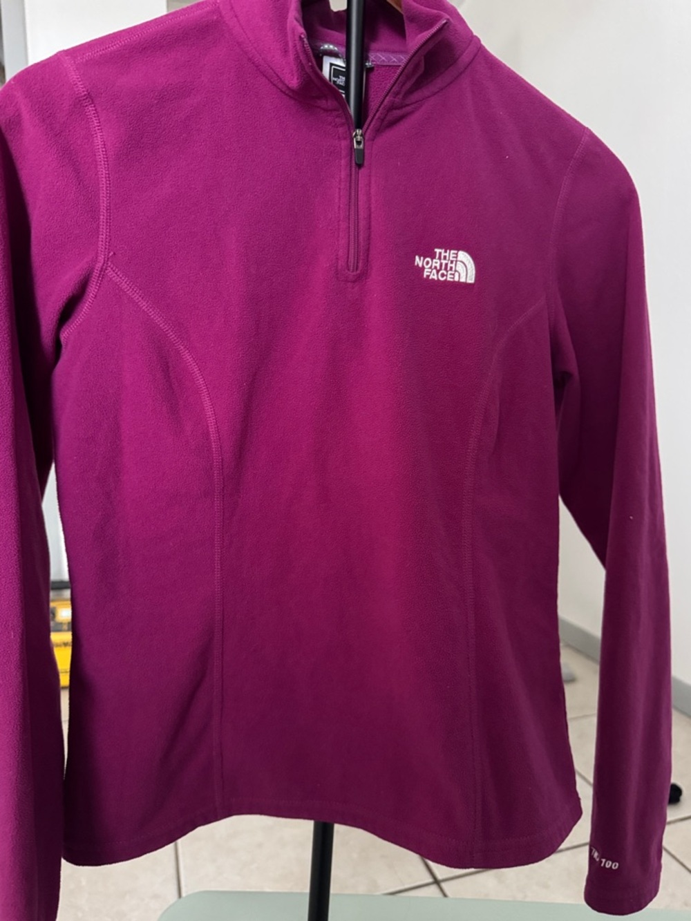 The North Face Women's Cowl/Turtleneck Fleece Pullover - Magenta